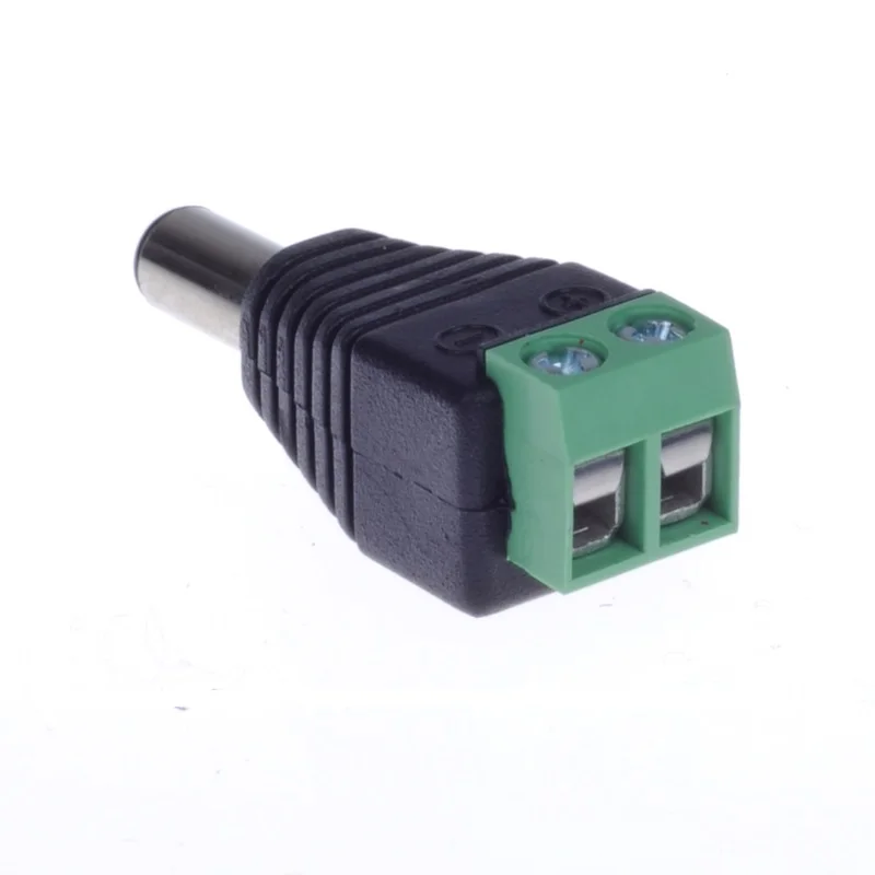 Gadinan CCTV UTP Cable Power Plug DC/AC 2/Camera Adapter Cable Video DC Connector 5.5/2.1mm Balun Connector