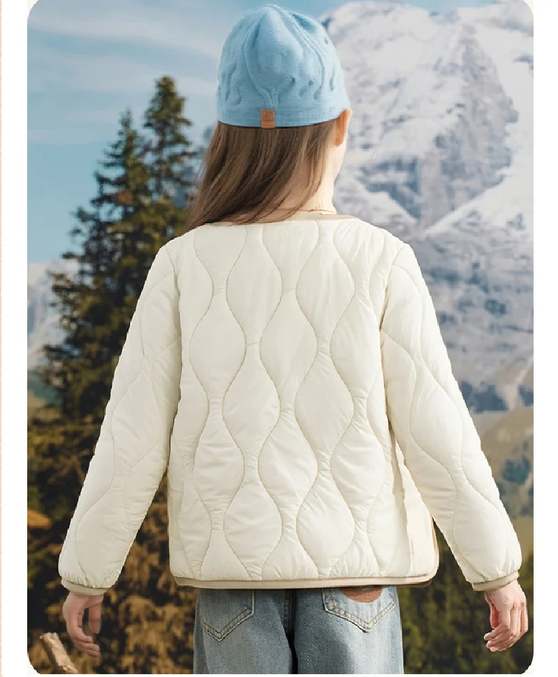 Boys Girls Cotton Liner Short Coats Kids Down Warm Jackets All Match Baby Lining For Inner Outerwear Children Clothes 5-14 Years