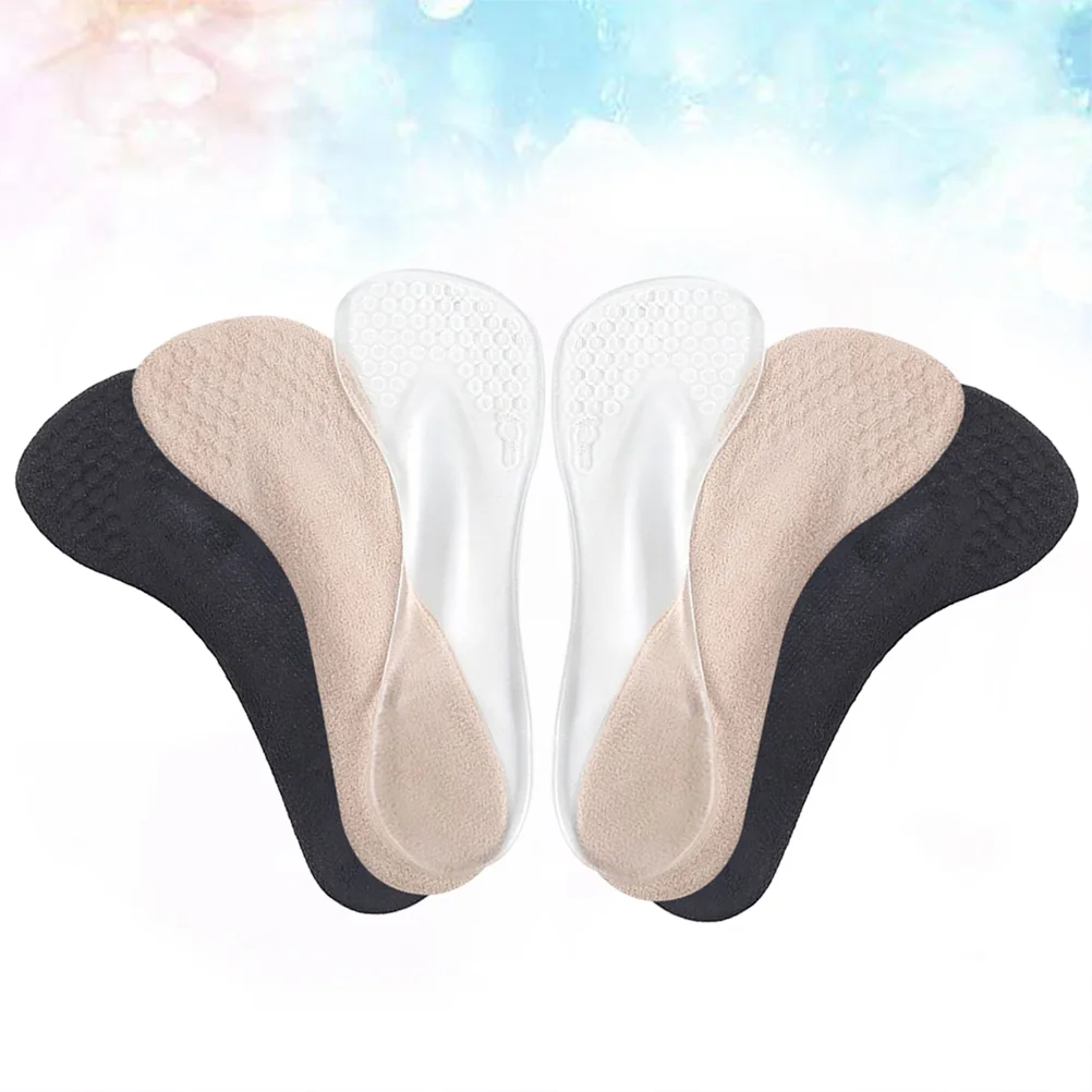 3 Pairs Shoe Inserts Foot Care Insoles Pads Sports Damping Cushions Anti-slip Miss