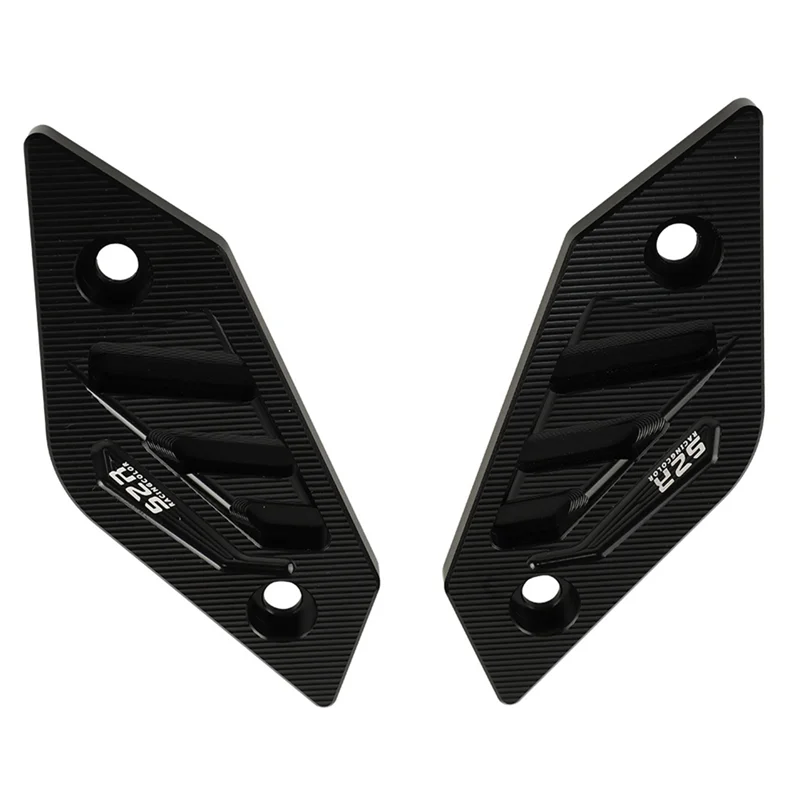 مزيل الحافة الرائدة لـ CFMOTO 800NK 2023-2025 دواسات الركاب الخلفية للدراجة النارية وسادة جانبية قفل غطاء الطبق #2