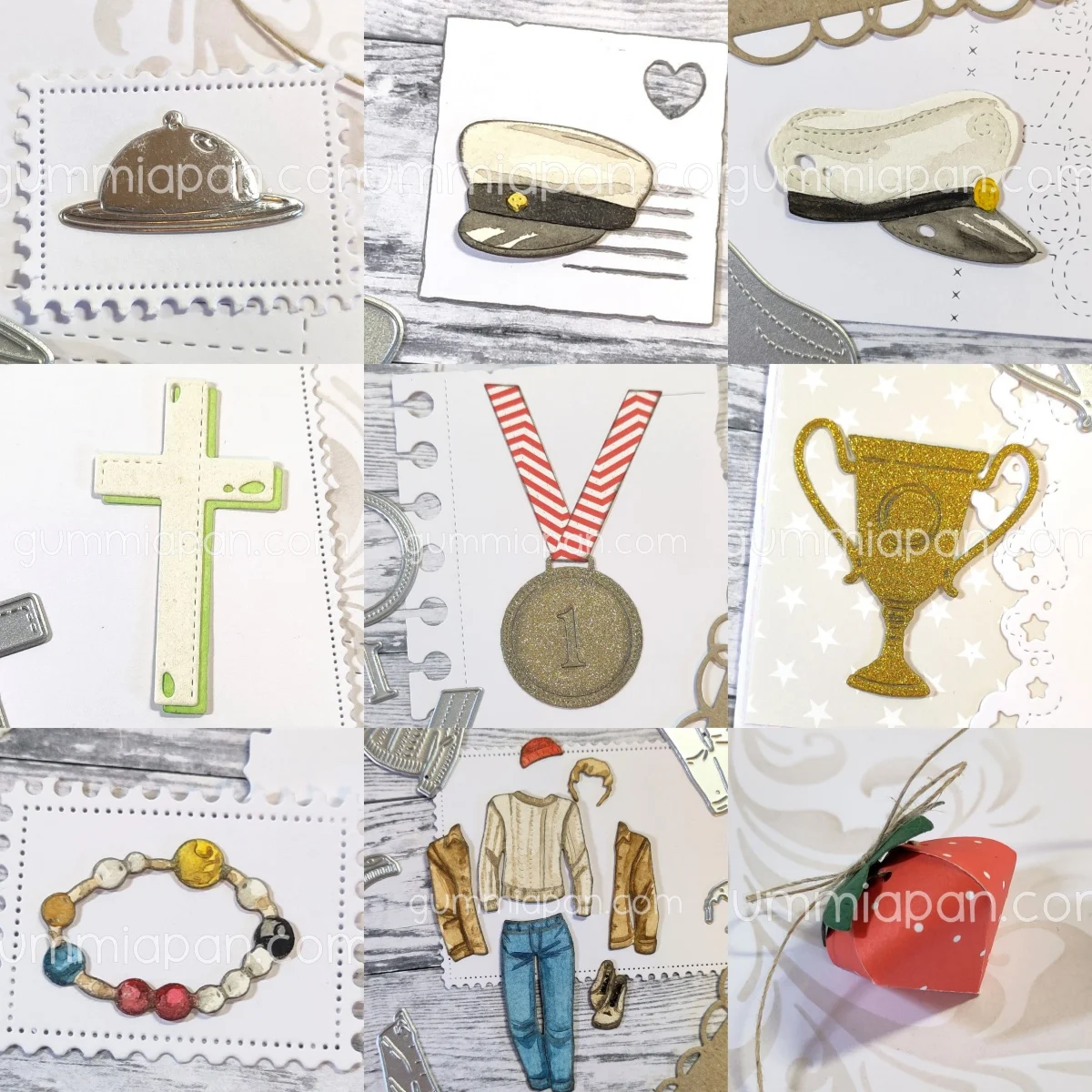 

caps cup Medal wreath cross diy metal cutting dies sets paper card album mould embossing craft decorating scrapbook 2025 new