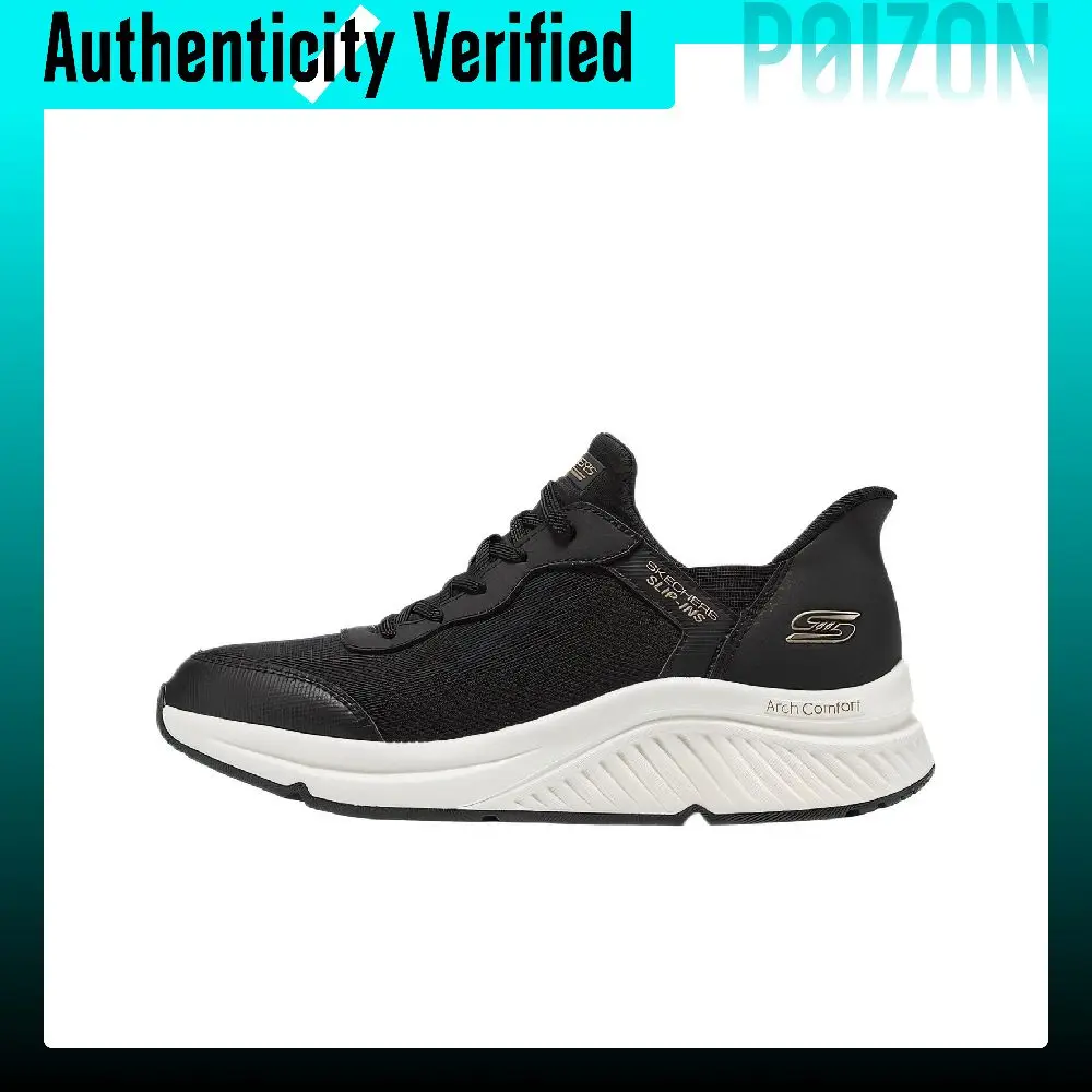 Skechers Bob's Cushioning Low top Casual Shoes Women's Black 117627-BLK