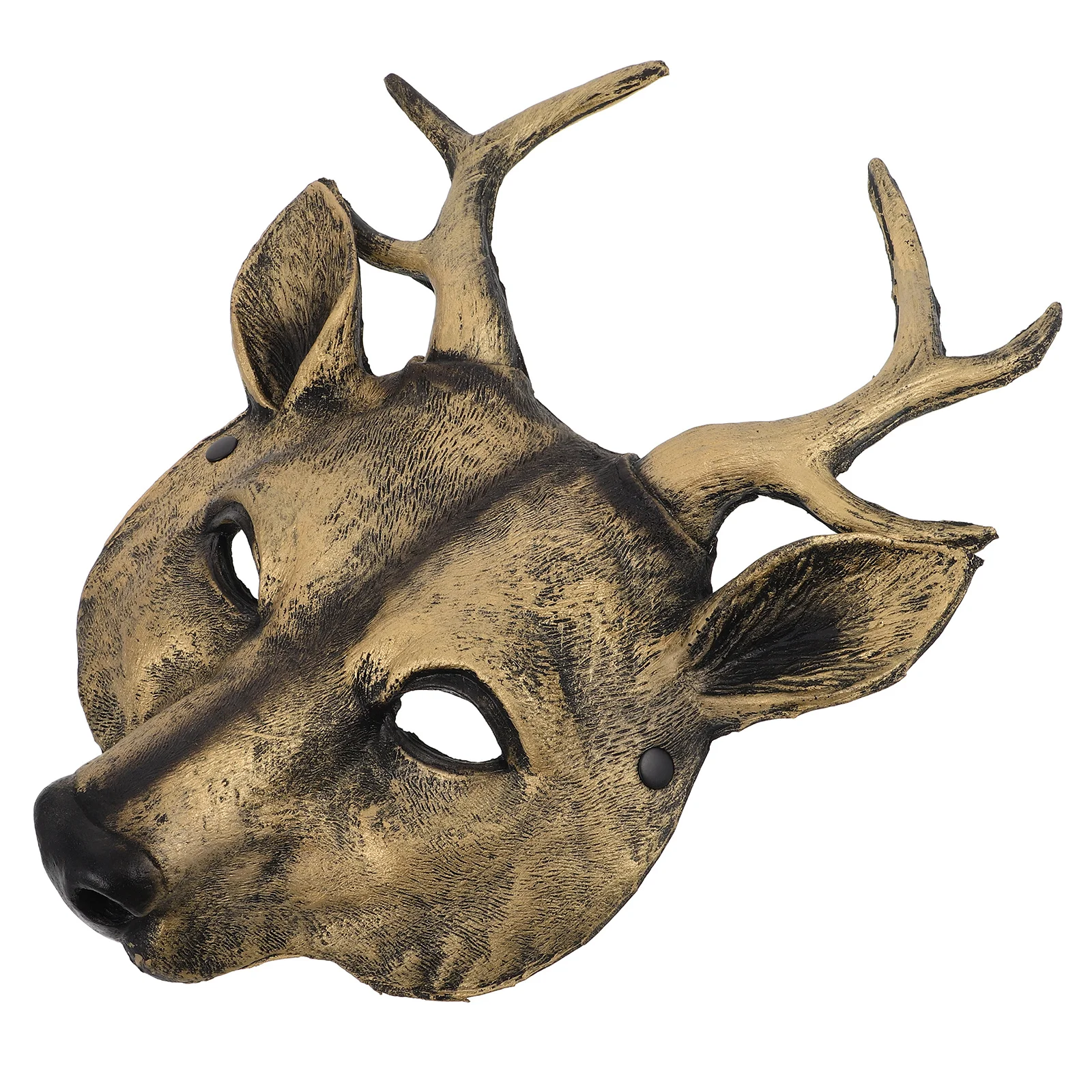 

Маска оленя, прочный полиуретановый материал, реалистичная 3D маска головы животного для Хэллоуина, косплея, вечерние наряды, маскарадные мероприятия
