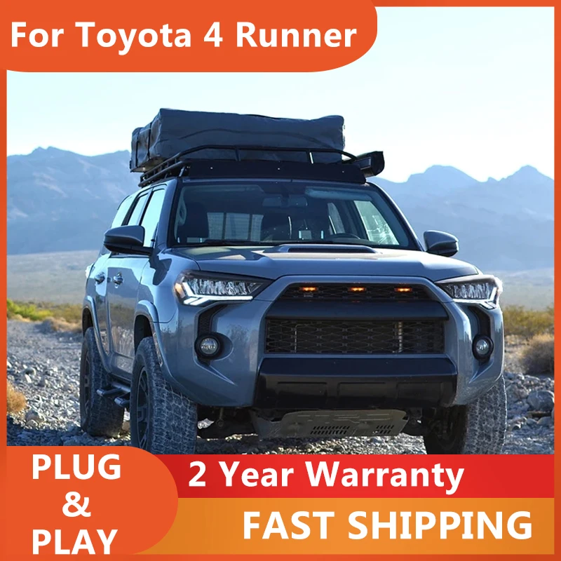 Car Accessories for Toyota 4 Runner Head Light 2013-2020 4Runner Headlights DRL Turn Signal High Beam Projector Lens