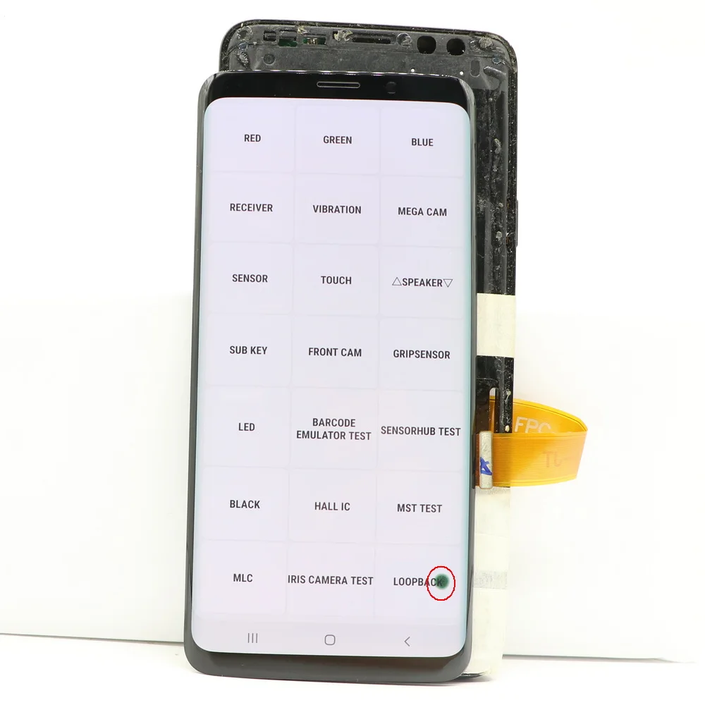 Pantalla LCD con defectos para Samsung Galaxy S9, montaje de digitalizador con pantalla táctil, prueba 100%, G960, G960F, G960A, G960U