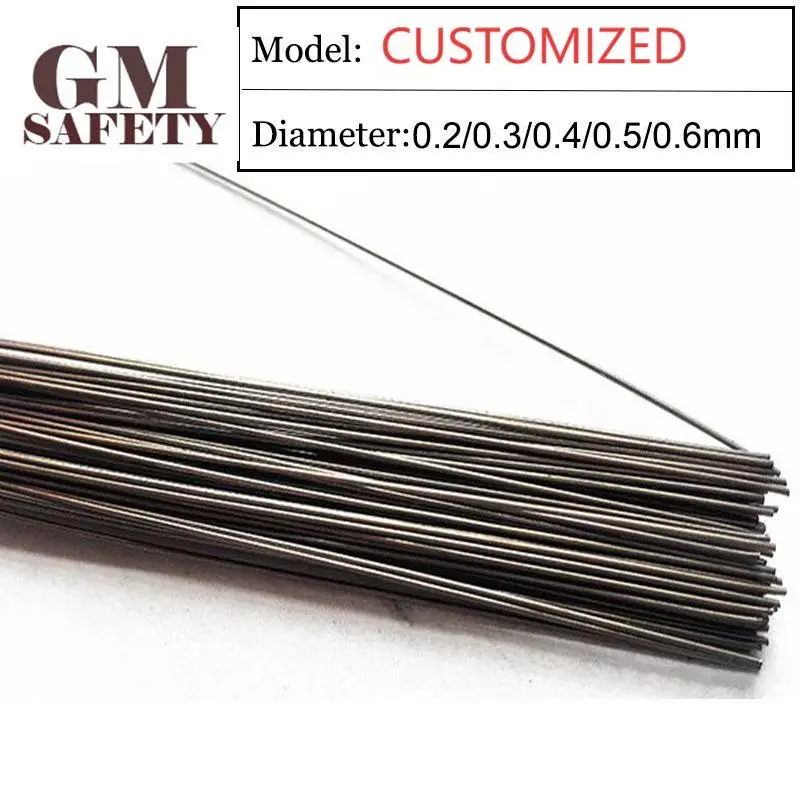 

GM Laser Welding Wire Material Customized Models of 0.2/0.3/0.4/0.5/0.6mm Molding Laser Welding Filler 200pcs /1 Tube