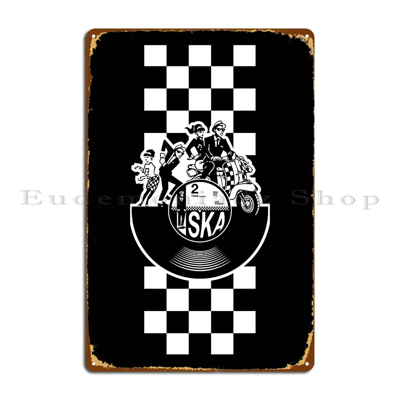 in the mood for ska Metal Sign Wall Decor Party Wall Cave personalized Club Bar Tin Sign Poster