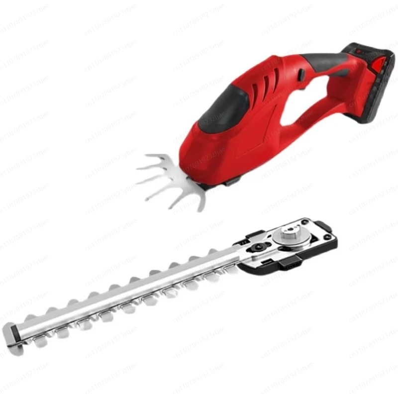 Electric hedge trimmer lawn mower household lithium battery small pruning branch scissors garden