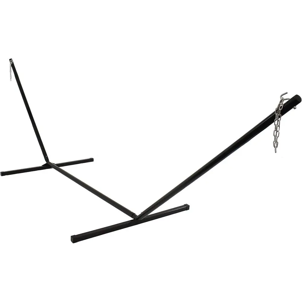 Double Hammock Stand or Outside - 400-Pound acity Indoor/Outdoor Hammock e - Black Powder-Coated inish - 15-oot