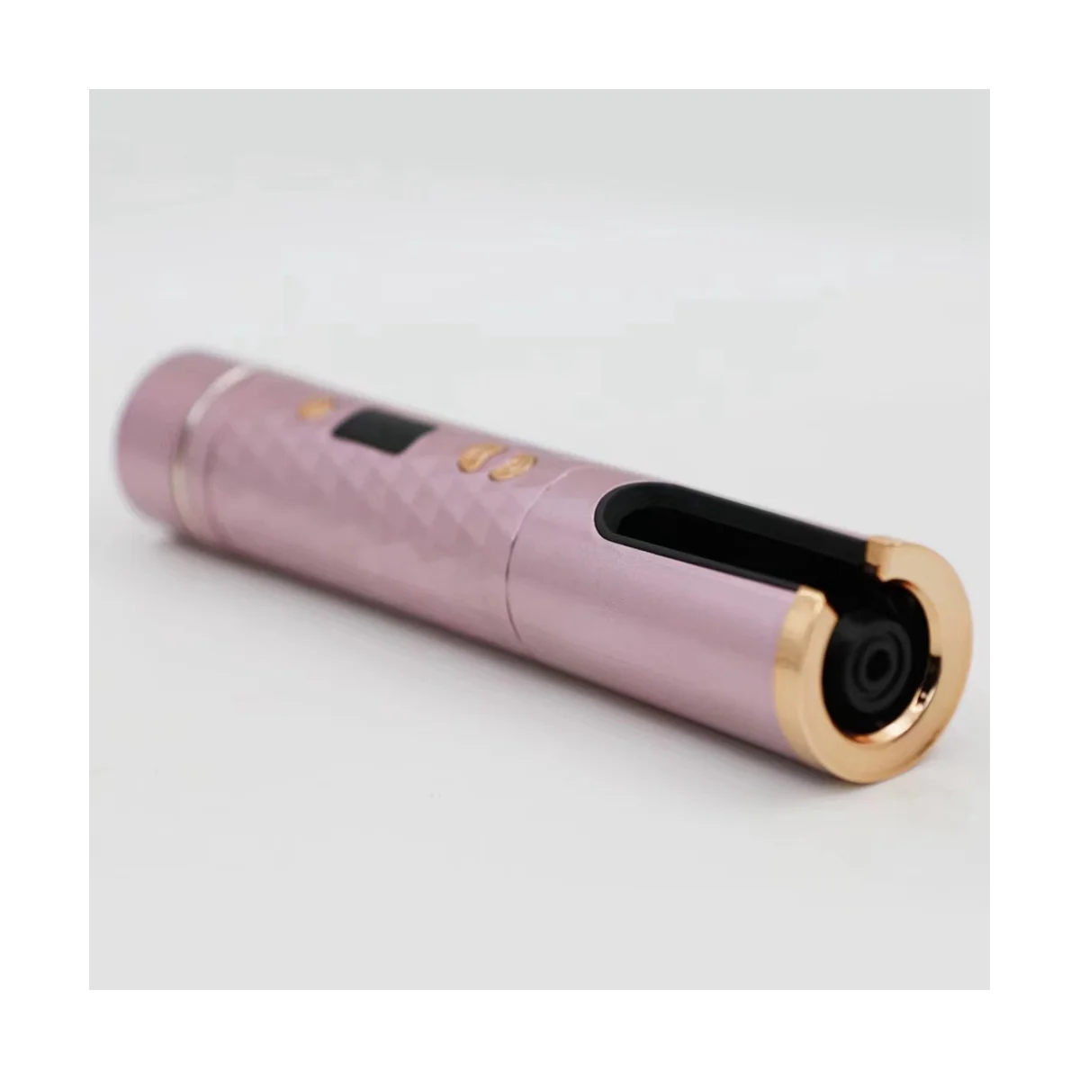 

USB-щипцы для быстрого волос, беспроводные автоматические щипцы для завивки волос, утюг с ЖК-дисплеем, беспроводные керамические вращающиеся инструменты для завивки волос-зеленый-A13G