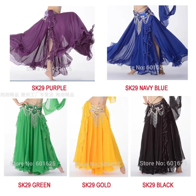 Angepasst Neue Bauchtanz Rock Undercover Halbe Länge Langes Kleid Sexy Weibliche Praxis Leistung Kostüm Tanz Hüfte Wrap Rock