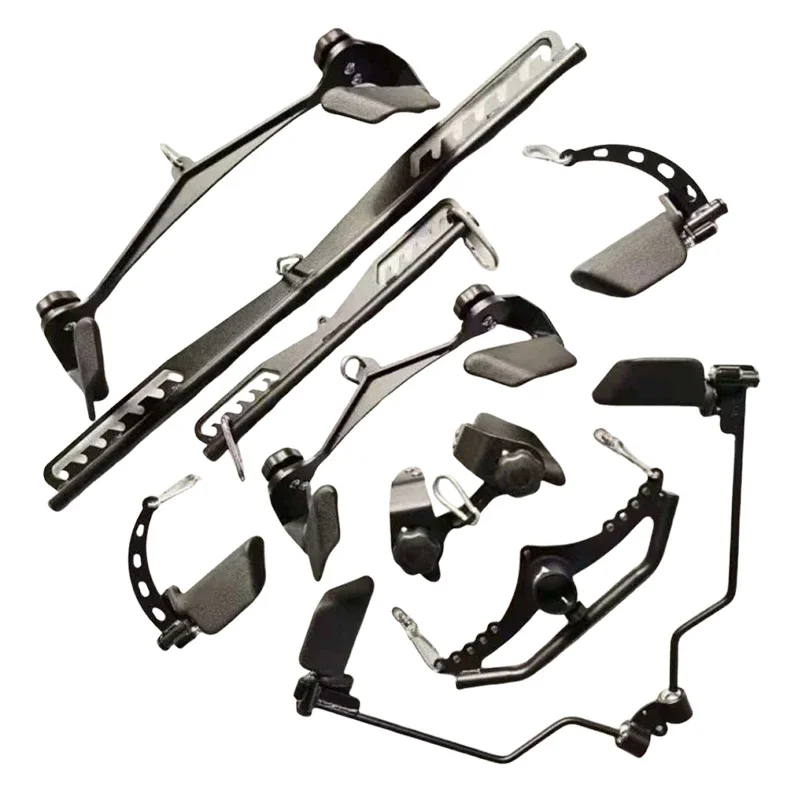 

Adjustable pull-back 8-piece set of high and low pull training pull bar gym accessories