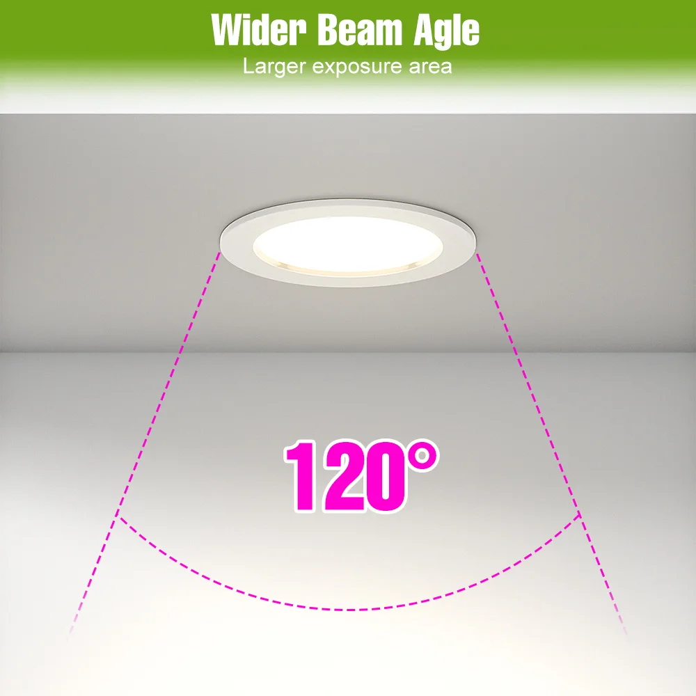 

25W LED Downlight 220V Recessed Round Ceiling Dowm Light Indoor Spot Lamp No Flicker For Home Living Room Bedroom Lighting White