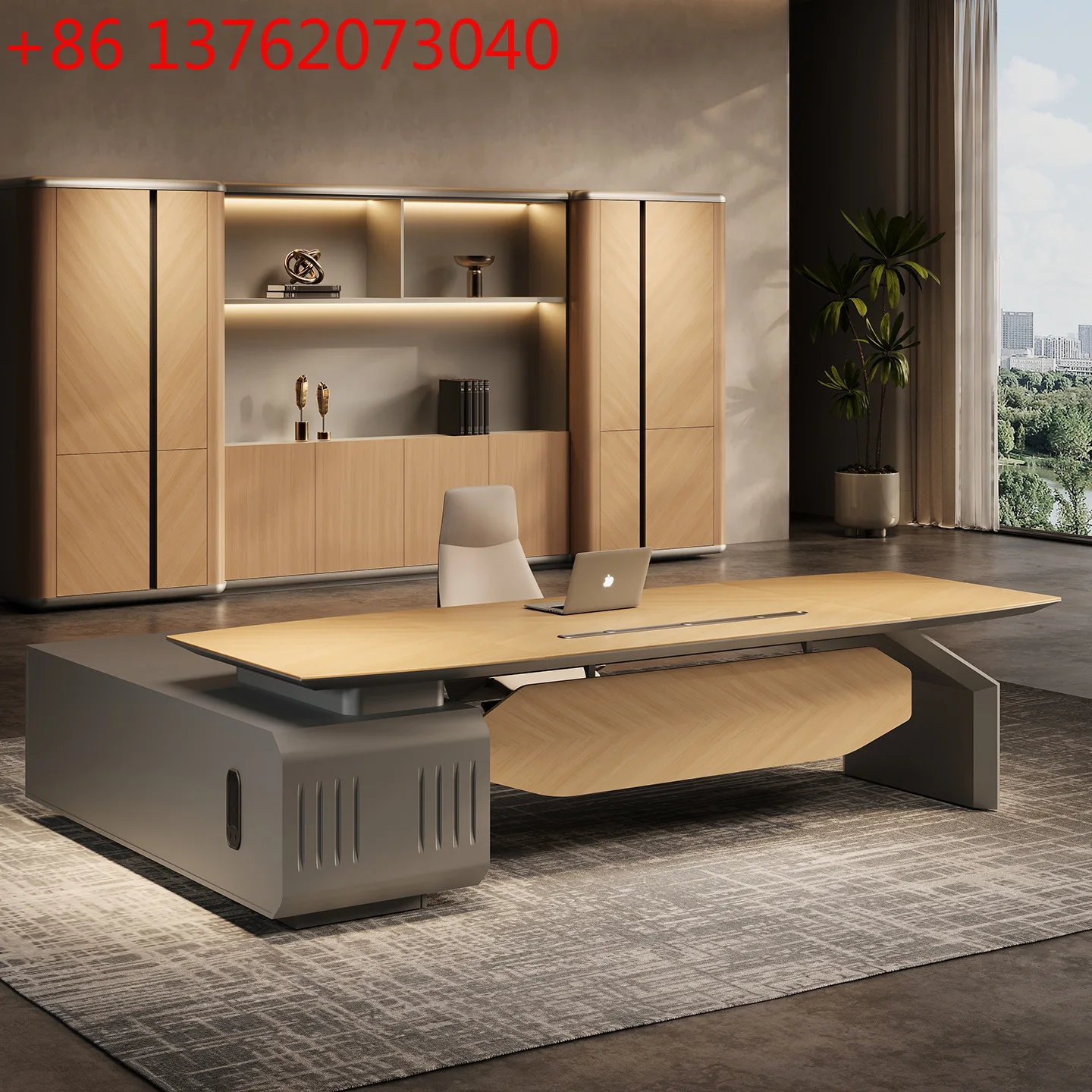 

Новый высококачественный простой современный легкий роскошный элитный стол начальника, большой классный стол