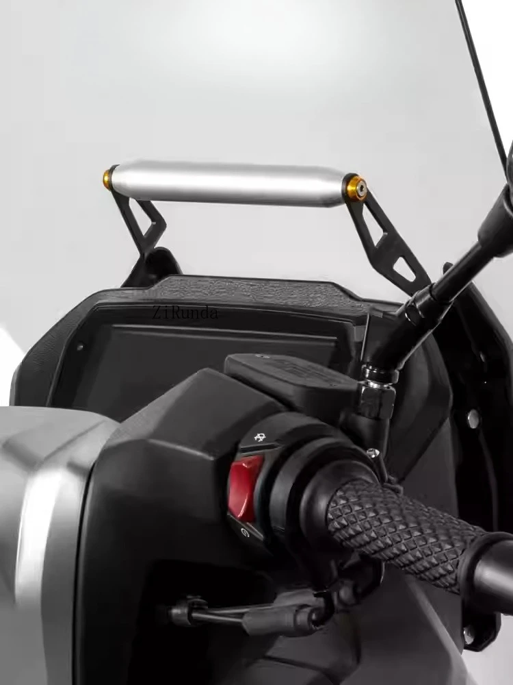 Staffa di navigazione per telefono cellulare per moto, modifica della staffa per registratore di guida