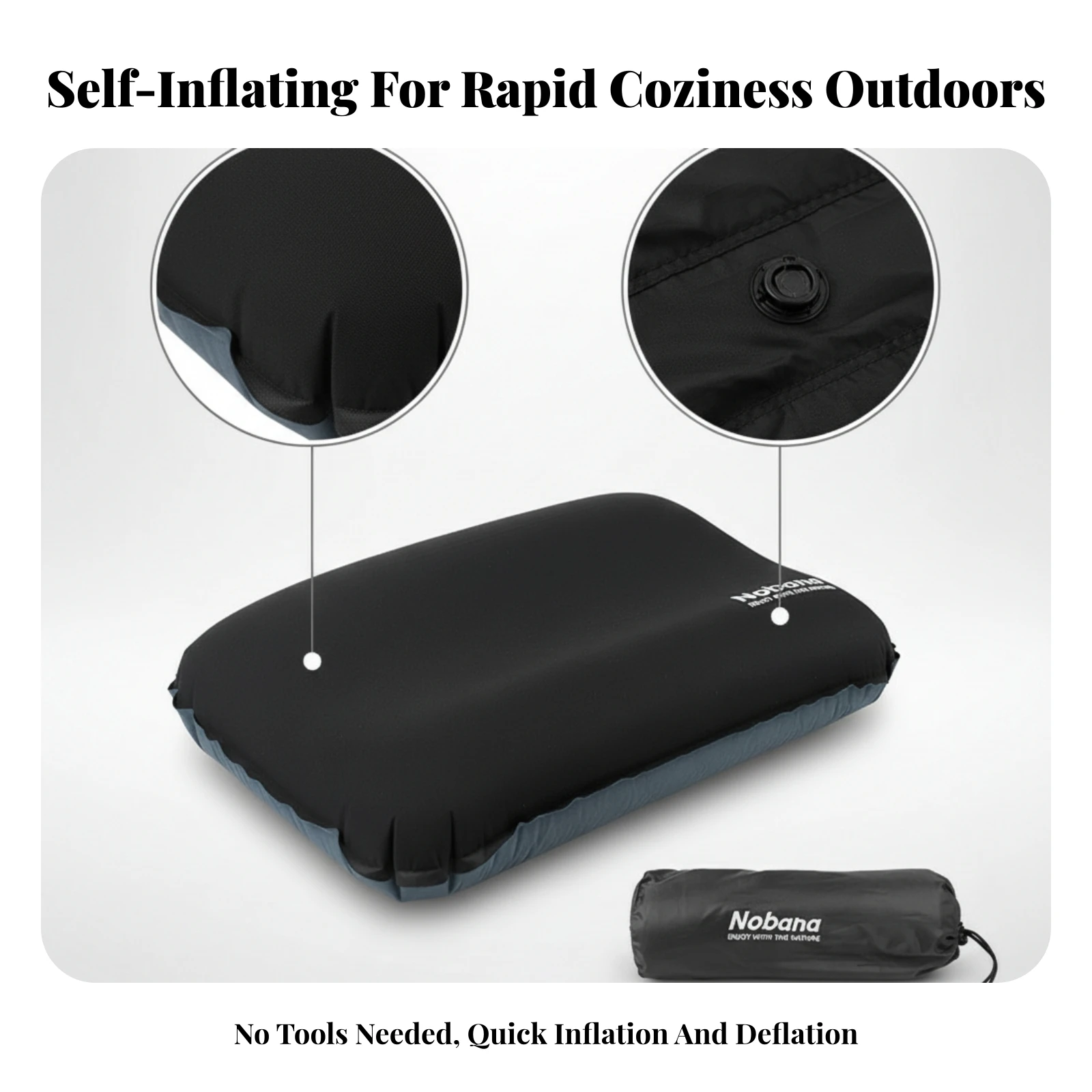 Bantal Tiup Otomatis dengan Ka - Outdoor Camping Inflatable Tent ulasan dan harga
