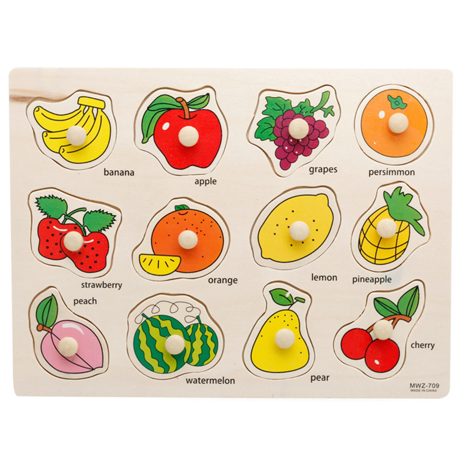 Zabawka edukacyjna dla przedszkolaków, układanka z kreskówkami, zabawka wspomagająca wczesną rozwój poznawczy.