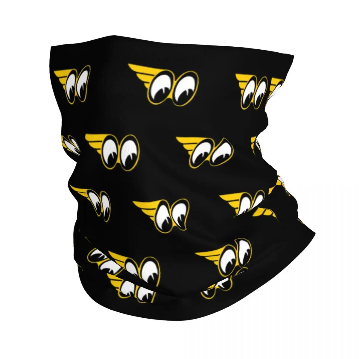 Moon Eyes Wings Bandana Neck Gaiter Printed Motorsports Racing Face Scarf Warm Cycling Scarf Riding Unisex Adult Winter