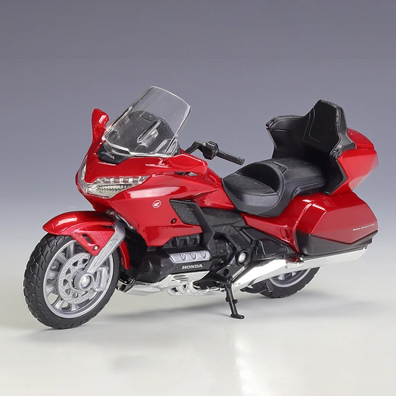 1:18 Scale Diecast Alloy 2020 HONDA GOLD WING Heavy Duty Motorcycle Toys Cars Model Classics Adult Souvenir Gifts Static Display