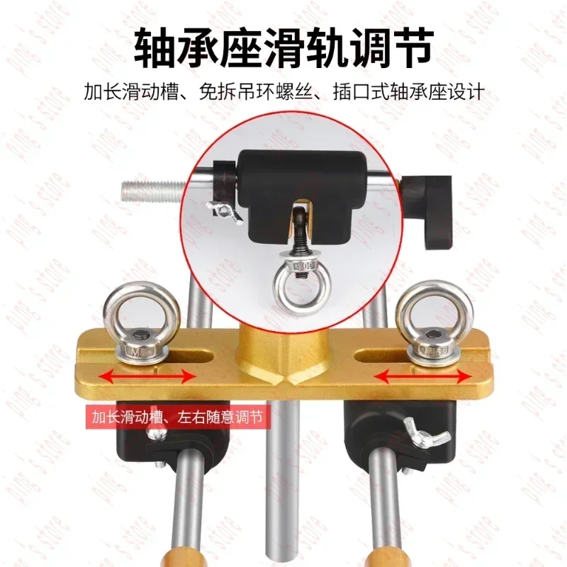 Wooden Door Lock Hole Opener Device Set Mortice  Fitting Jig Slotting Machine Doorlock Mortising Template   Mortiser