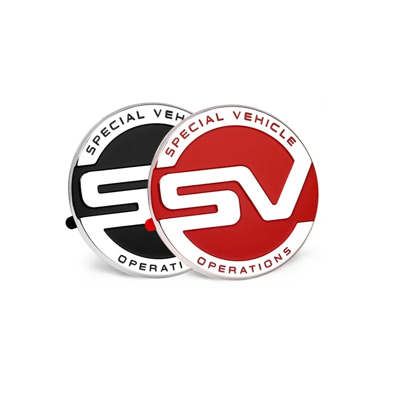 ملصقات زخرفية SVR زر التشغيل لسيارة لاند روفر رينج روفر ديسكفري فيلار إيفوك SVO