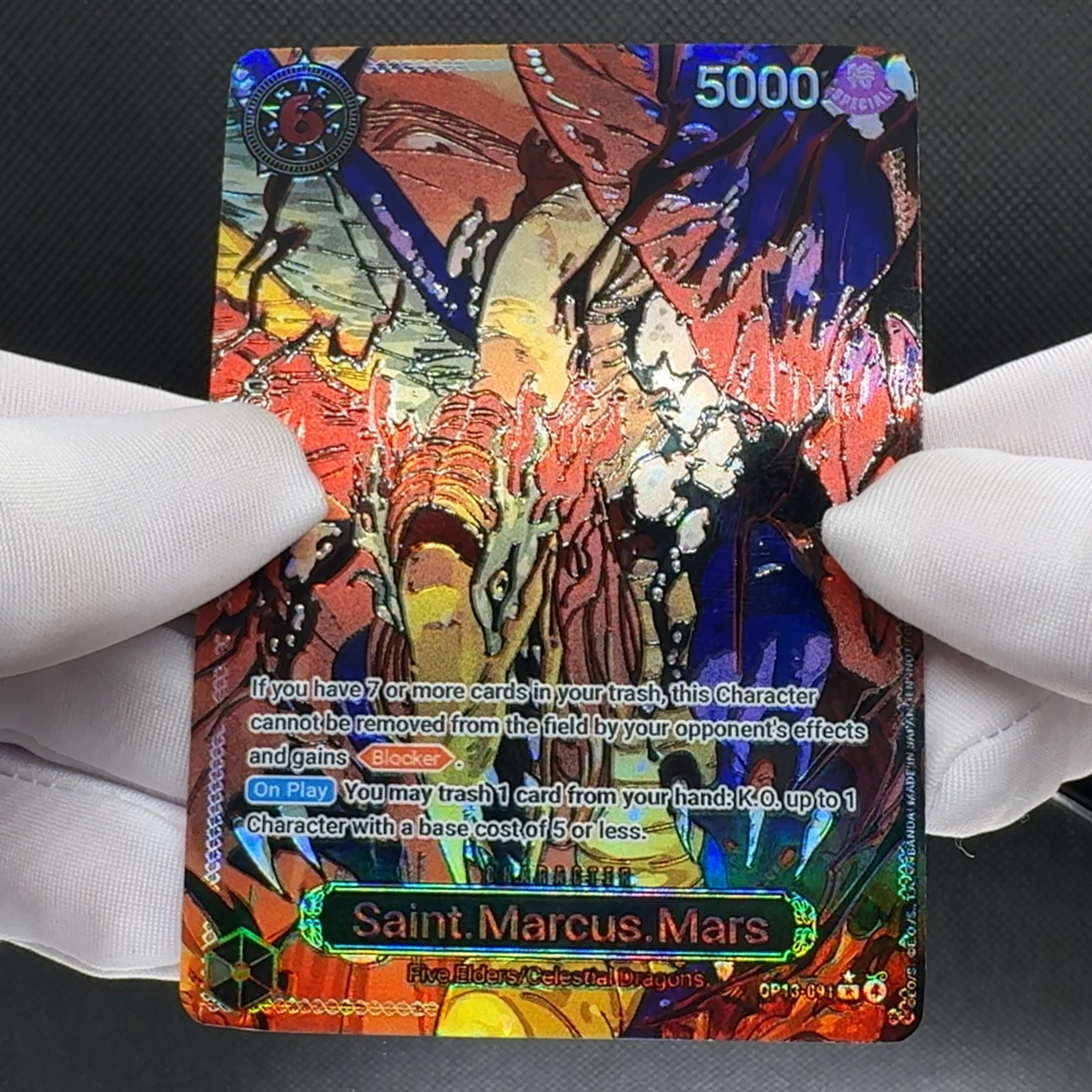 원피스 TCG OPCG 영문 캐릭터 카드 OP13 5 시안트 누스주로 사턴 주.피터 워커리... - 2