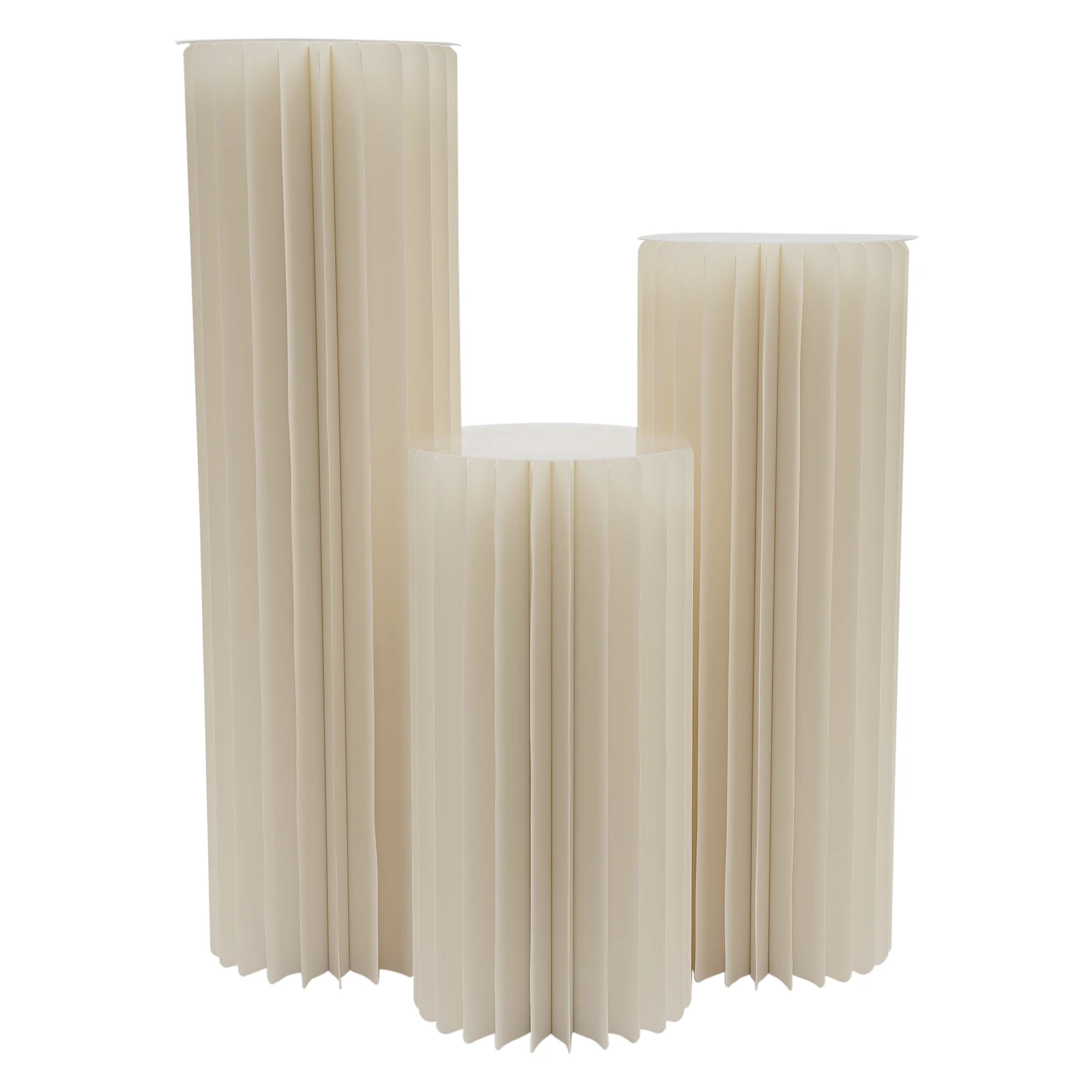 3 قطعة ورقة بولي كلوريد الفينيل زهرة الزفاف حامل مجموعة 25-30 كجم الحمولة 30 سنتيمتر Diameter60 80 100 سنتيمتر الارتفاع حليبي الأبيض الحديثة قائما بذاته