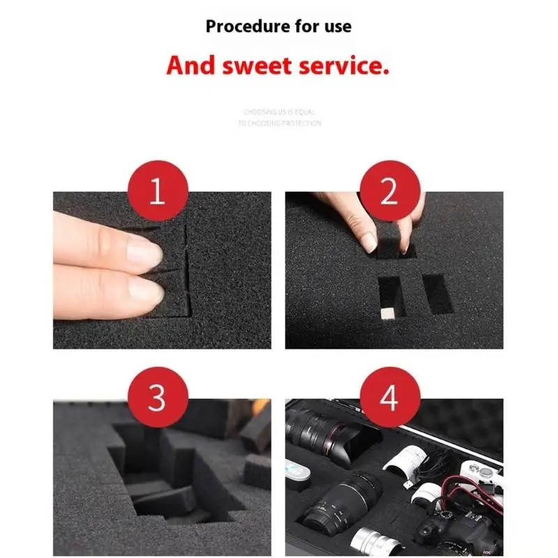 A2BE 4Pcs Pick Apart Foam Insert Pluck Foam Sheet Foam Foam for Board Case Storage