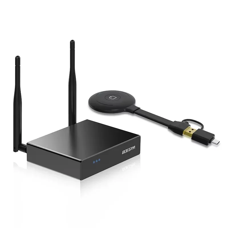 Wireless HD Conference Collaboration Transmitter And Receiver 1080P Wireless Screen Sharing Device For Presentation Systems