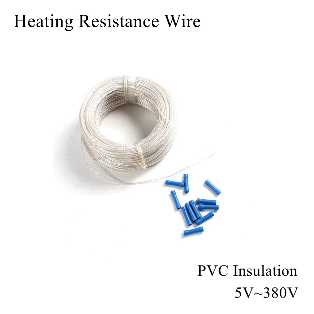

5m/lot PVC Sheath Alloy Copper Heating Wire Cable Freeze Infrared Dry Water Fire Pipe Frost Warm Underfloor Floor Sewer Line