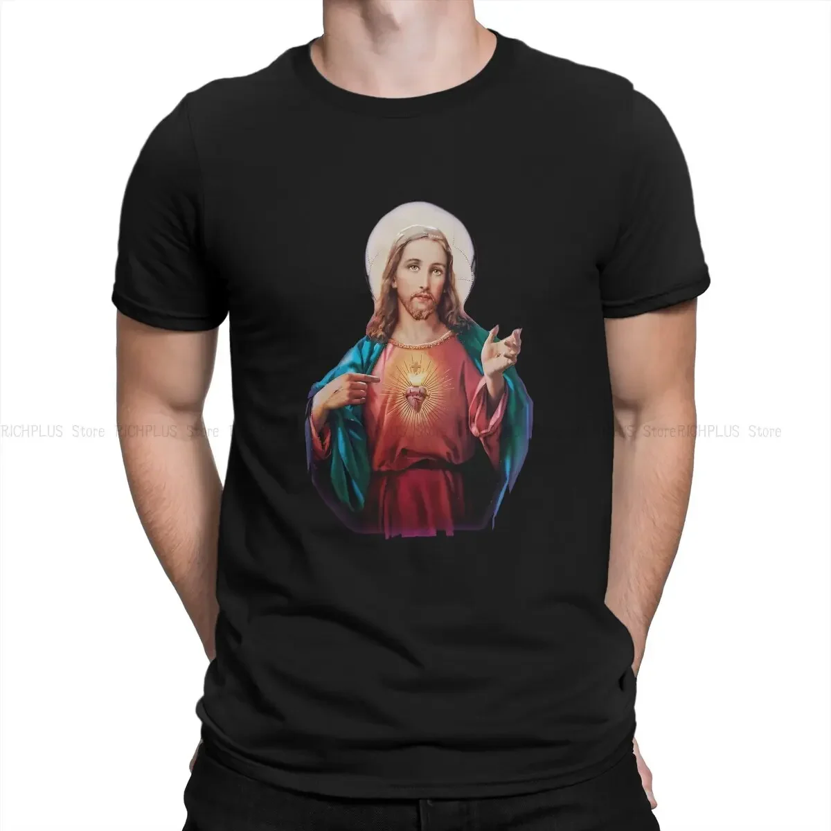 Jessuus Christ Saviour Special TShirt Jessuus Christ Casual Polyester T Shirt Newest T-shirt For Adult