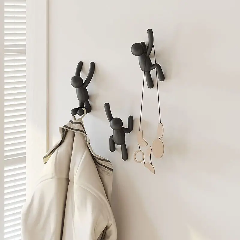 Creative partner hook cartoon single wall door back coat and hat hook children's room entrance wall decoration