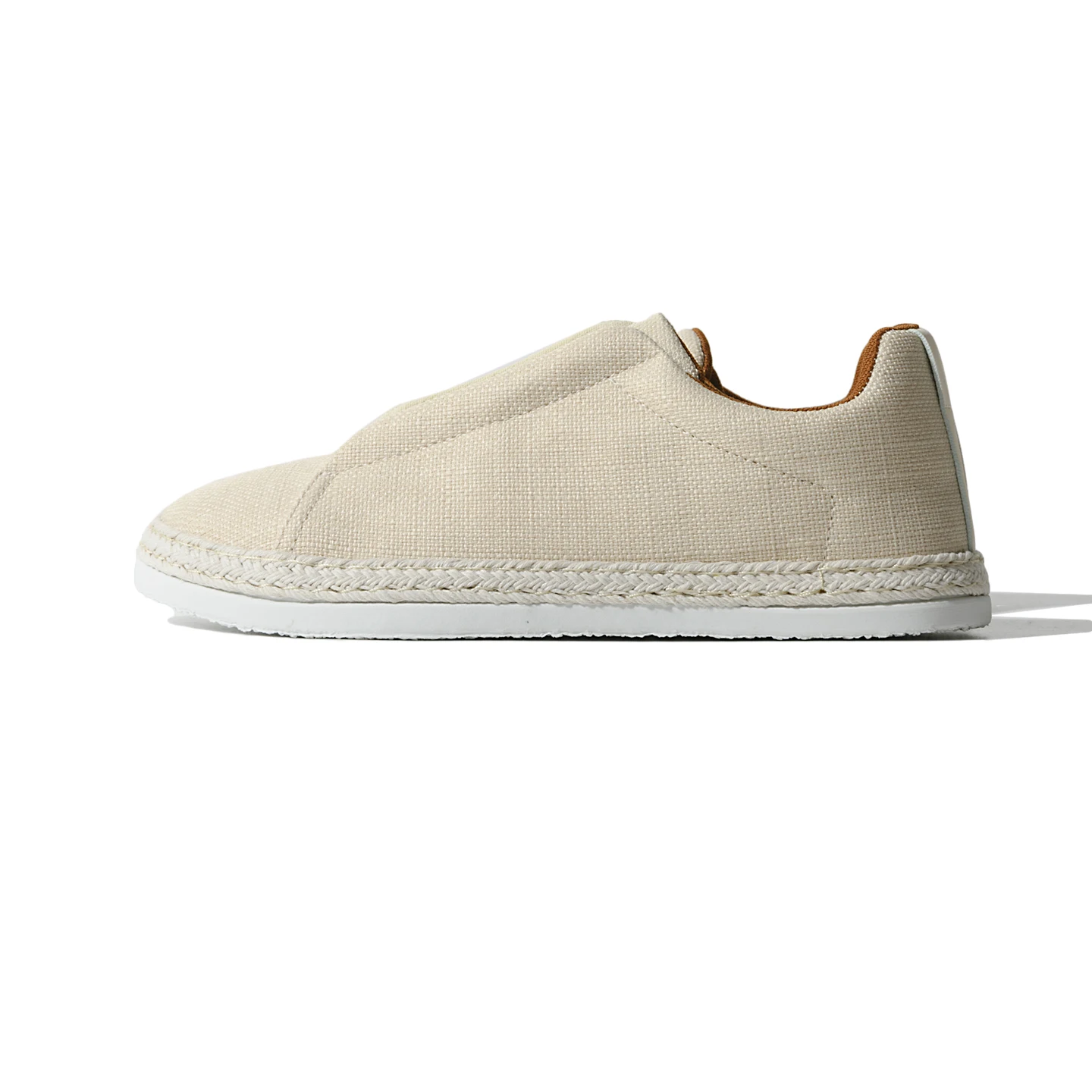 Men's Casual Slip-On Fishing Boat Shoes Breathable Grass Woven Retro Style Spring Summer Comfortable Flat Bottom round Toe