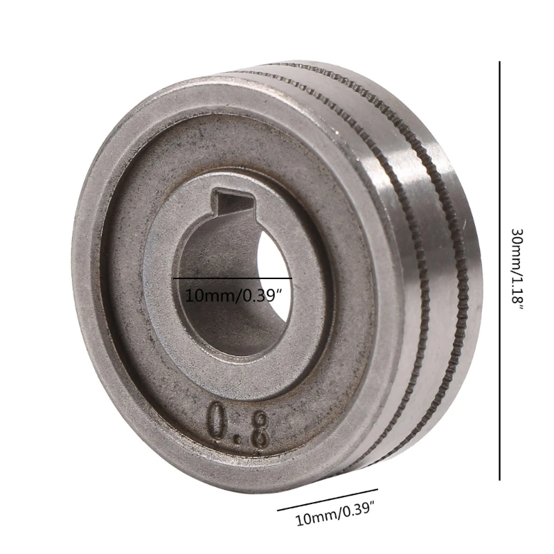 Rolo alimentador de máquina de solda MIG para máquina de solda MIG/MAG 0,8 a 1,0 mm/1,0 a 1,2 mm/0,6 a 0,8 mm K Nurl Groove E65B