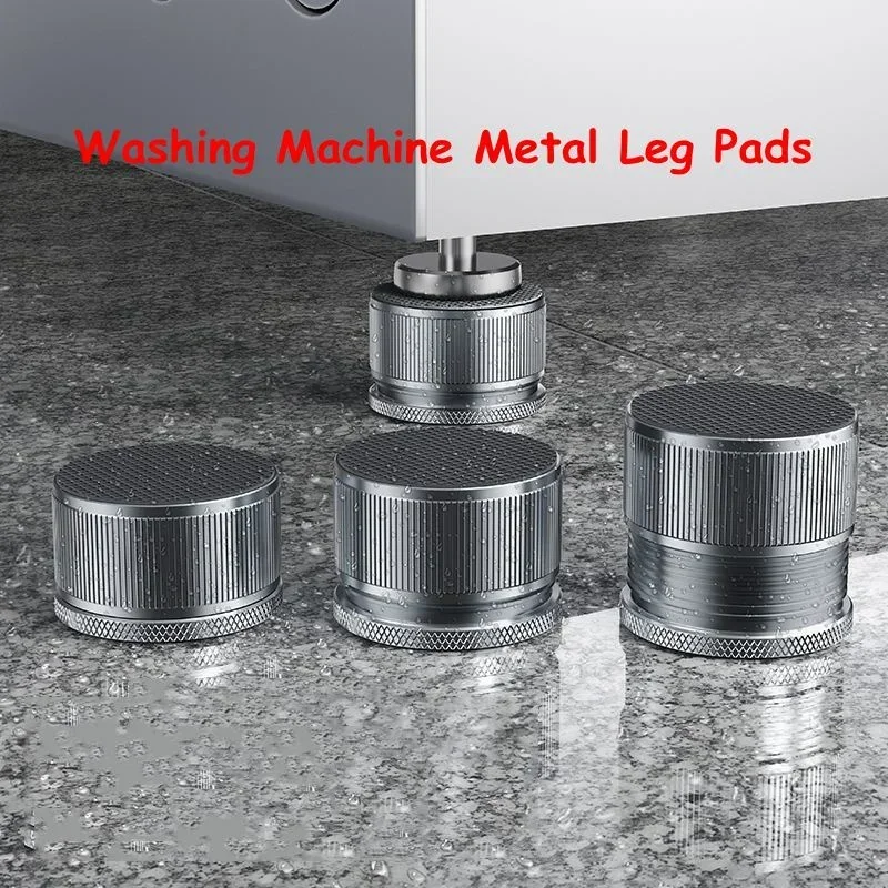 2/4pcs Metal Furniture Leg Booster Pad Bed Riser Height Adjustable Sofa Feet Floor Protector Wash Machine Leg Highten Cusion