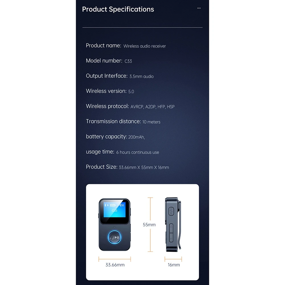 جديد الرياضة بلوتوث مشغل MP3 شاشة LCD عرض زر التحكم مع شاشة دعم وحدة التحكم عن بعد كاميرا الصوت