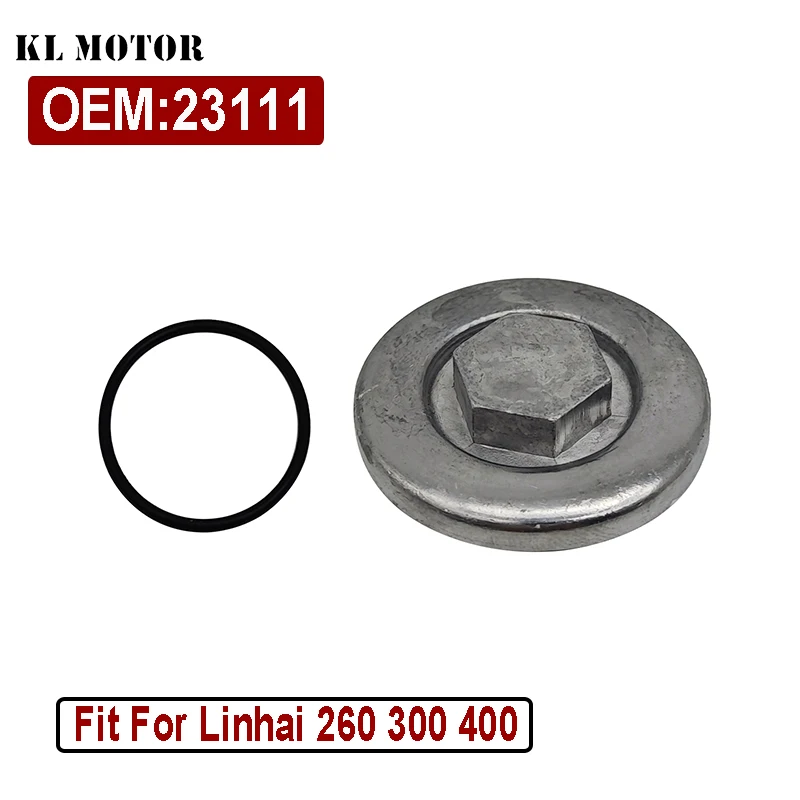 

Oil Cap Drain Plug with O-ring For Linhai 260 300 400 LH260 LH300 LH400 23111 23112 ATV UTV CUV CARRY Classic T3b EFI