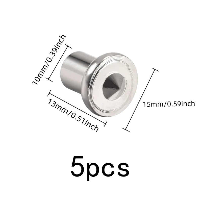 5 pcs 10mm Precision Drill Guides, Accurate Drill Alignment, Cabinet Drilling Guide Cabinet Drilling Guide, Compact Portable