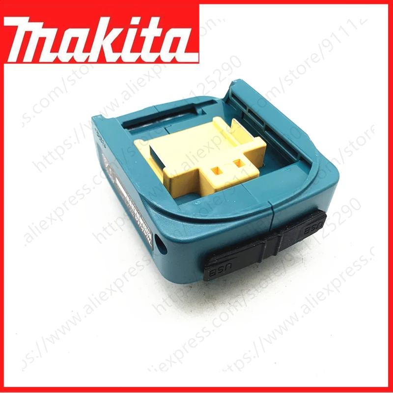 Convertitore di tesoro di ricarica Makita Adattatore USB ADP05 Adattatore per batteria al litio da 14,4 V 18 V Alimentatore per telefono cellulare di grande capacità