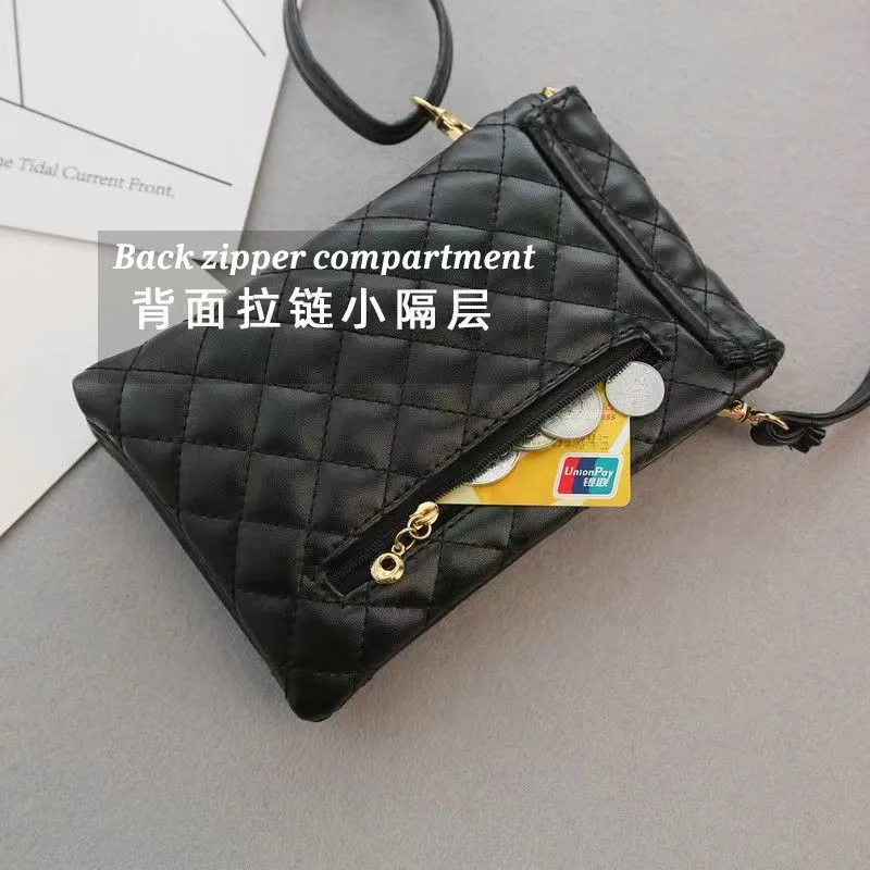 Luxury Universal Leather Phone Bag For iphone 14 13 12 Pro Max Crossbody Necklace Lanyard Card Holder Wallet Handbag Purse Pouch