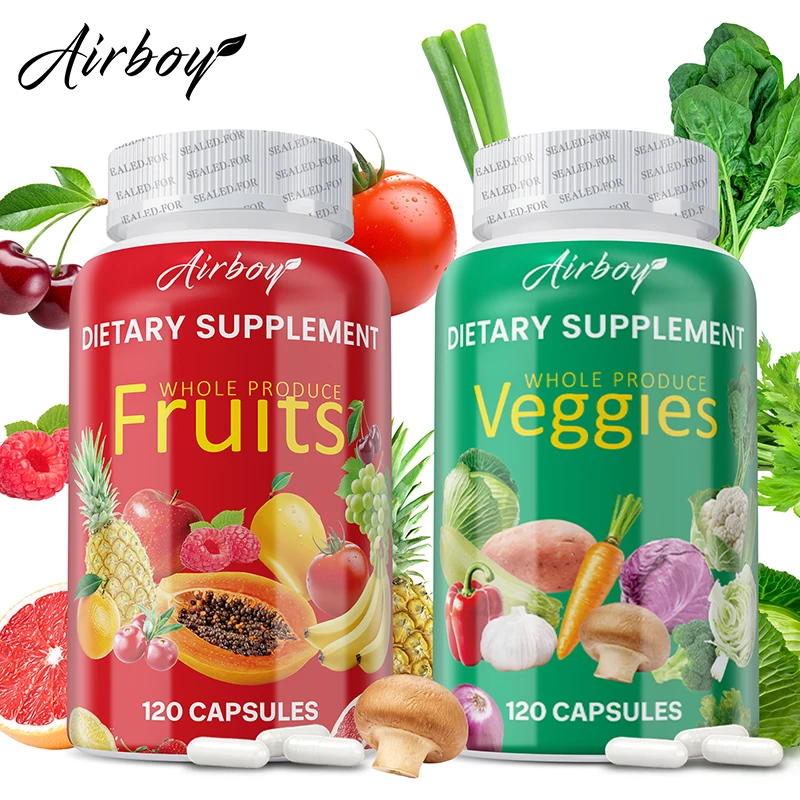 Balance of Nature Fruits and Veggies - Whole Food Supplement with Superfood Fruits and Vegetables for Women and Men