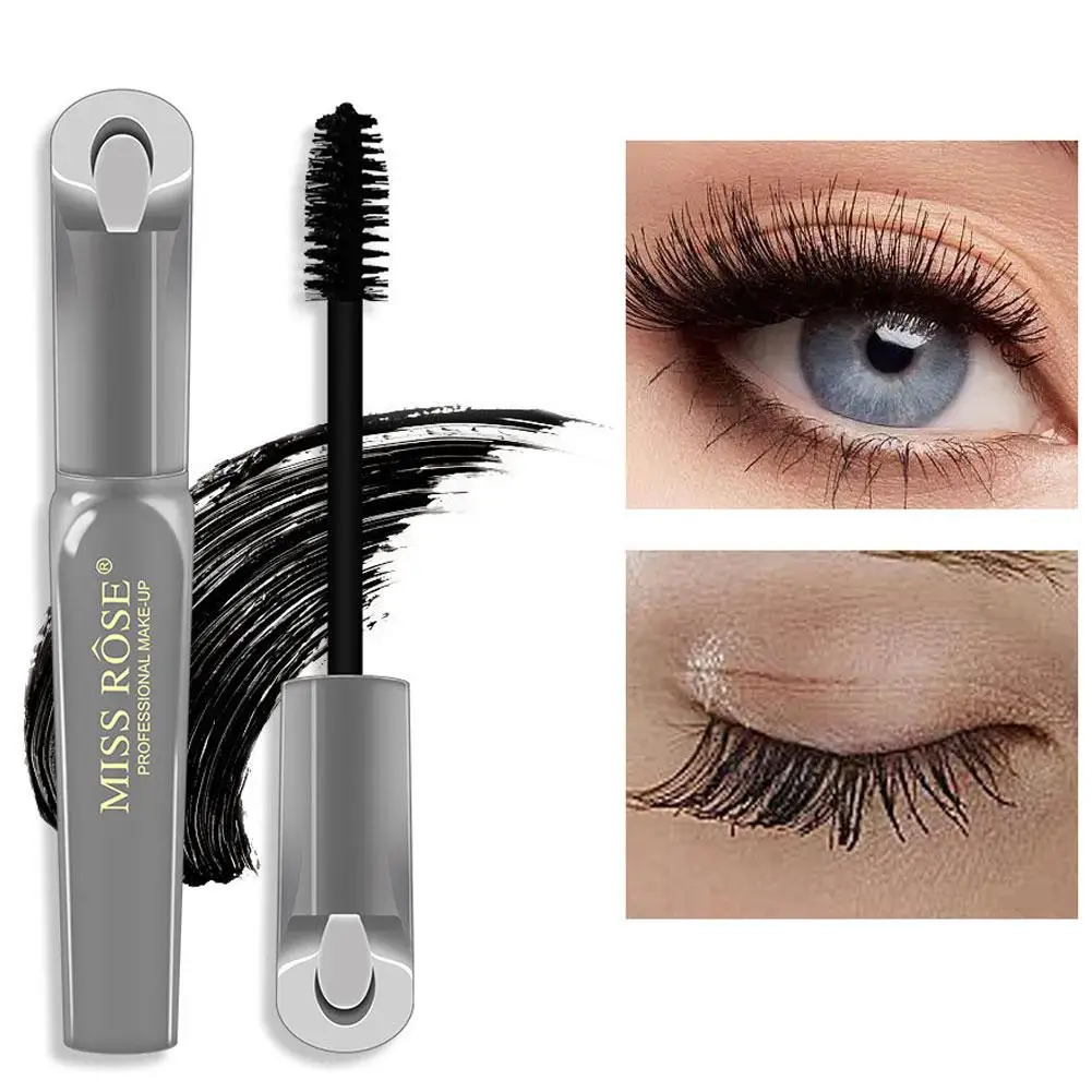 Mascara per Extension ciglia nero estensione Volume e lunghezza Mascara allungante naturale nero più morbido squisitamente ispessimento Fu E8b7