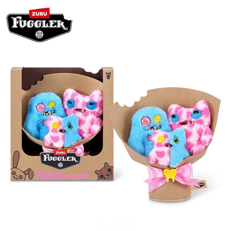 

Fuggler Bouquets Series Soft Plush Fugg Doll Toy Ugly Kawaii Teeth Monster Funny Baby Children Family Birthday Creativity Gifts
