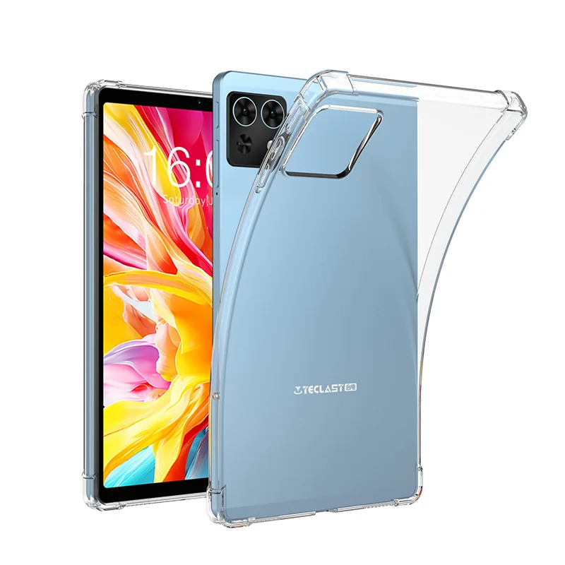 �y�Z�[�����zFunda Teclast T50 Mini / M50 Mini �P�[�X �N���A 8.7�C���` �^�u���b�gPC �\�t�gTPU�o�b�N�J�o�[ 4�̑ϏՌ��G�A�o�b�O�t��