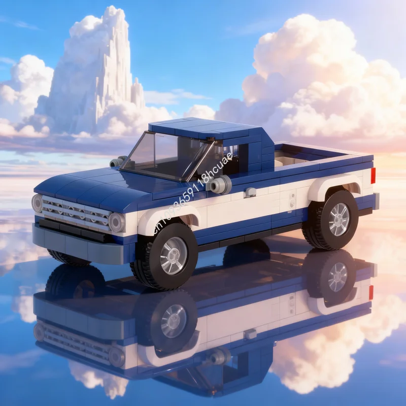 

Набор для сборки модели грузовика Ford F-150 Regular Cab (327 деталей), конструктор MOC City Champions, подарок на Рождество