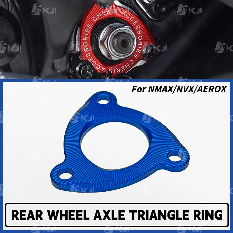 For Yamaha NMAX/NVX/AEROX 160/155/125/TURBO/TECH MAX/NEO/ALPHA Rear Wheel Axle Cap Nut Rear Wheel Fork Cover Accessories