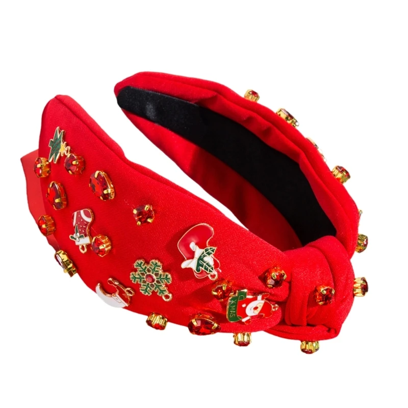 Crystal Blingbling Headband Christmas Headwear Christmas Props Karaoke Party Drop Shipping