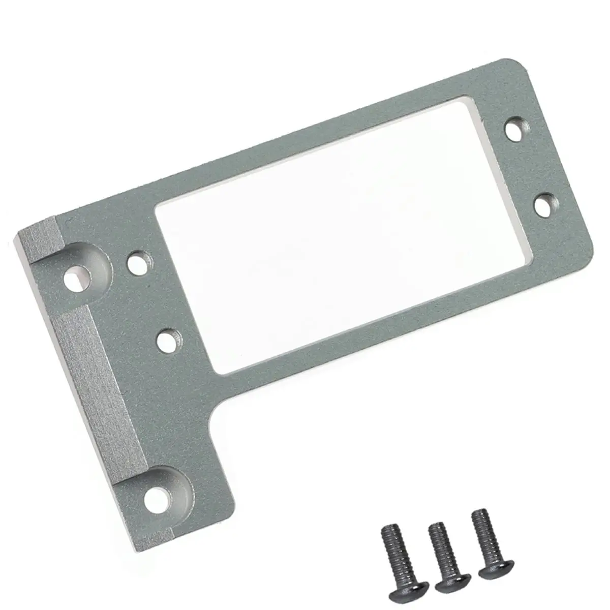 Metal LCG Front Axle BAT Servo Mount for 1/10 RC Crawler Car Capra F9 Low Center of Chassis Silver