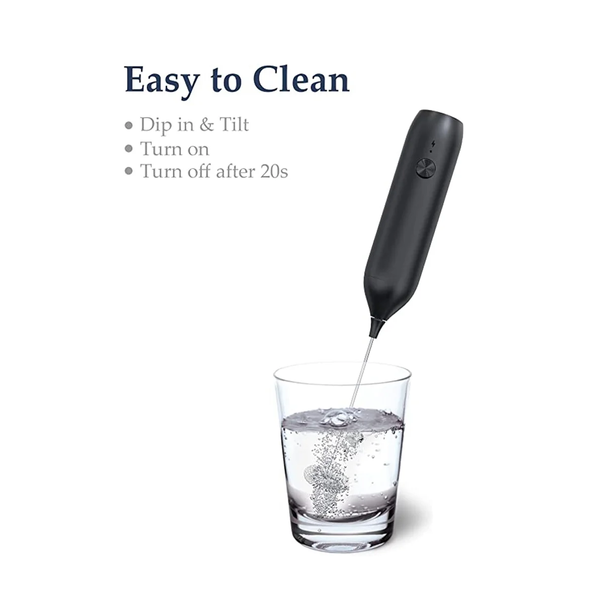 Handheld , Rechargeable Blender for Matcha Coffee, Electric Beverage Mixer Mini Foamer