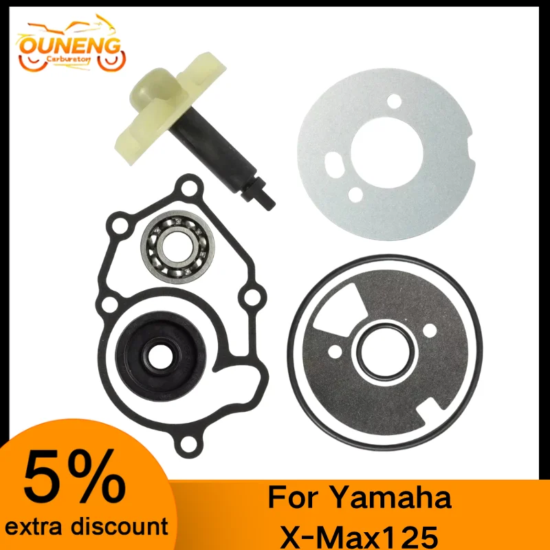 Water Pump Repair Kit For Yamaha X-Max125 Nmax 125 150 Vp125 Wr125 City 125 Yzfr125 X-City 125 Yzf-R125 Lc135 V1 Jupiter Mx135